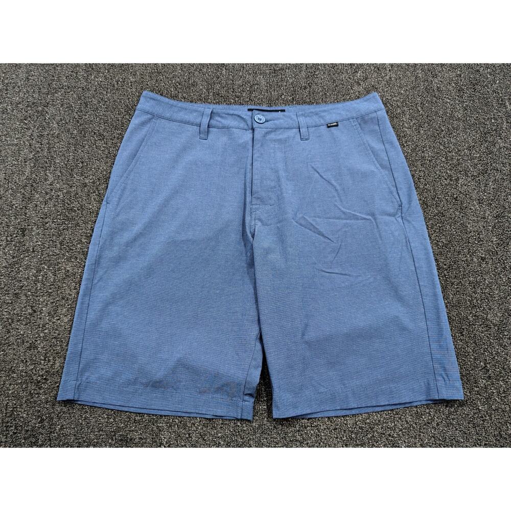 Travis Mathew Men's Blue Pin Stripped Golf Performance Shorts Size 32